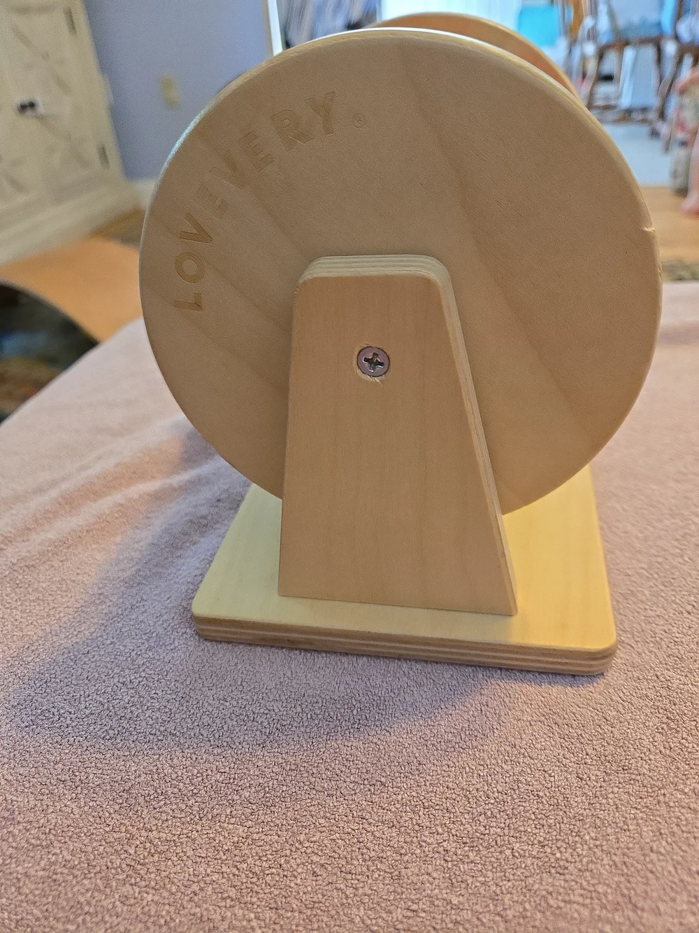 Wooden Spinning Rainbow Drum LOVEVERY